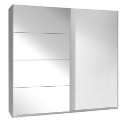 Pokojová skříň VERONI se zrcadlem - šířka 255 cm - BeautySofa24.pl