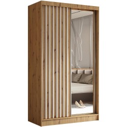 Posuvná skříň s lamelami a zásuvkami HELIX II | BeautySofa24.cz