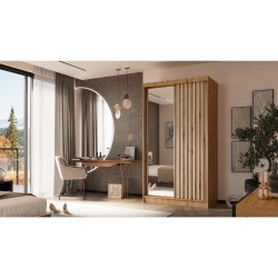 Posuvná skříň s lamelami a zásuvkami HELIX II | BeautySofa24.cz