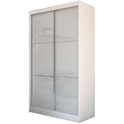 Posuvná skříň Viva II se zrcadlem a zásuvkami | Beautysofa24.cz