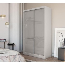 Posuvná skříň Viva II se zrcadlem a zásuvkami | Beautysofa24.cz