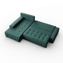 Rohová skříň s funkcí spaní DRACO L Barrel | BeautySofa24.cz