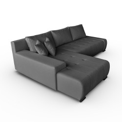 Rohová skříň s funkcí spaní DRACO L Barrel | BeautySofa24.cz