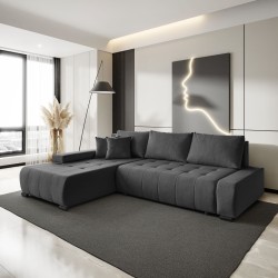 Rohová skříň s funkcí spaní DRACO L Barrel | BeautySofa24.cz