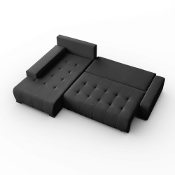 Rohová skříň s funkcí spaní DRACO L Barrel | BeautySofa24.cz