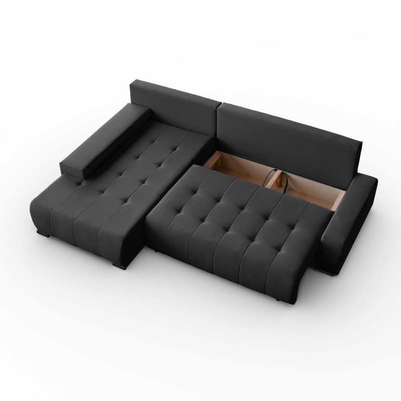 Rohová skříň s funkcí spaní DRACO L Barrel | BeautySofa24.cz