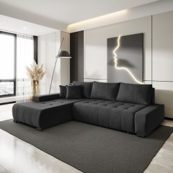 Rohová skříň s funkcí spaní DRACO L Barrel | BeautySofa24.cz