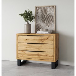Komoda HALLE se třemi zásuvkami | Beautysofa24.co.uk