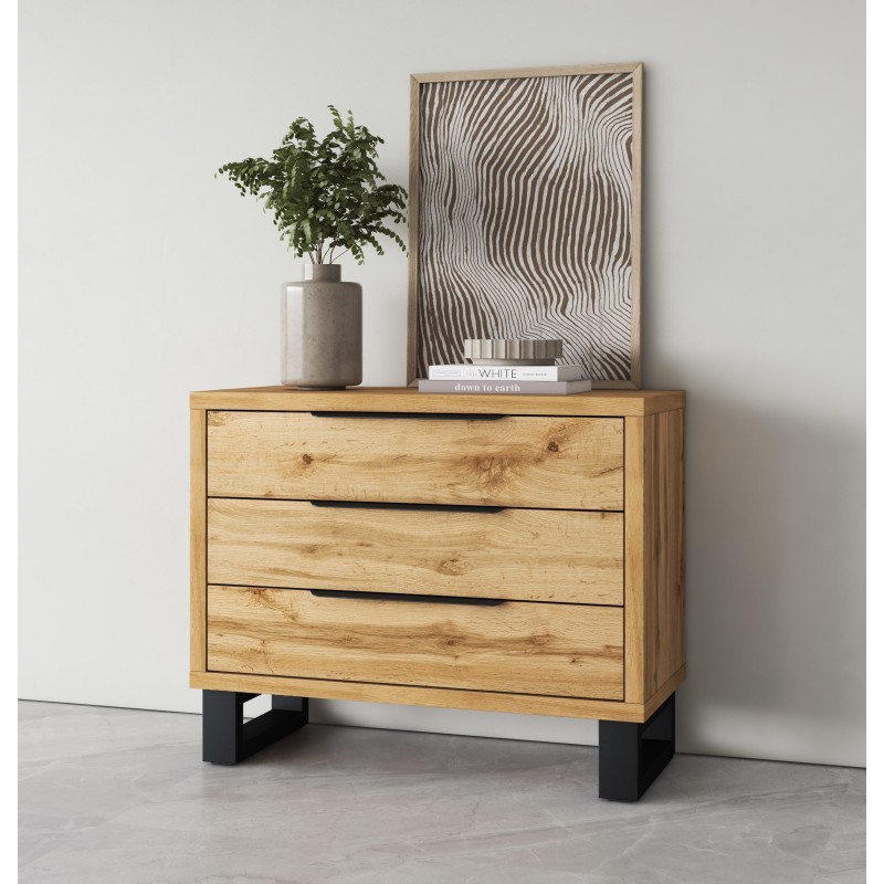 Komoda HALLE se třemi zásuvkami | Beautysofa24.co.uk