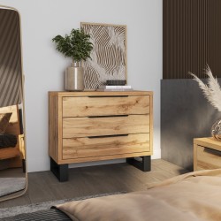 Komoda HALLE se třemi zásuvkami | Beautysofa24.co.uk
