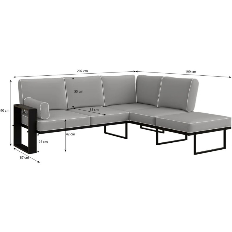 Zahradní kout VERDINO | BeautySofa24.cz