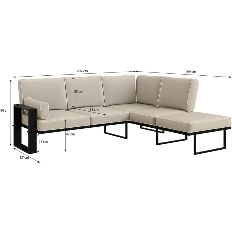 Zahradní kout VERDINO | BeautySofa24.cz