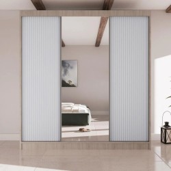Zrcadlová posuvná skříň RAMOS II 200 cm