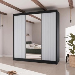 Zrcadlová posuvná skříň RAMOS II 200 cm