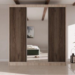 Zrcadlová posuvná skříň RAMOS II 200 cm