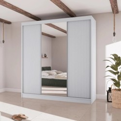 Zrcadlová posuvná skříň RAMOS II 200 cm