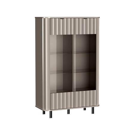 Moderní skleněná vitrína do obývacího pokoje NEVADA