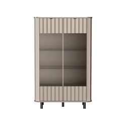 Moderní skleněná vitrína do obývacího pokoje NEVADA