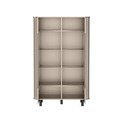 Moderní skleněná vitrína do obývacího pokoje NEVADA