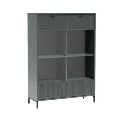 Dvoudveřová vitrína Linna s osvětlením LED