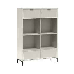 Dvoudveřová vitrína Linna s osvětlením LED