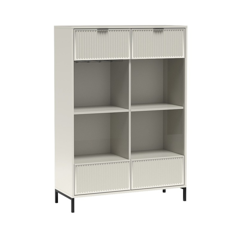 Dvoudveřová vitrína Linna s osvětlením LED