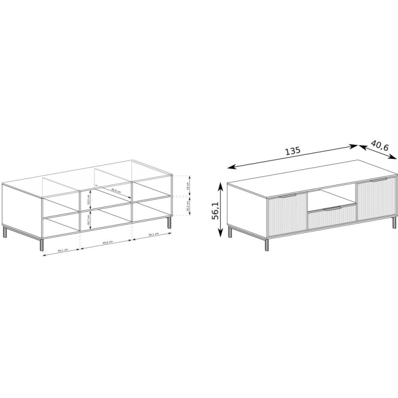 RTV skříňka pro TV Linna