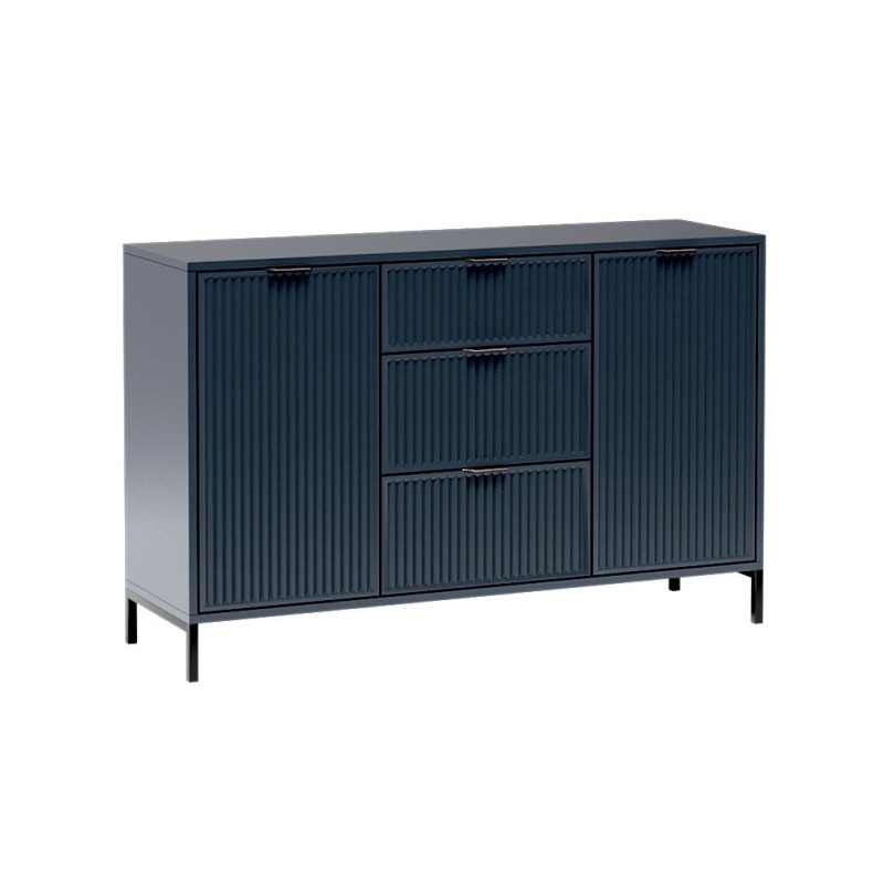 Velká komoda Linna s drážkovaným čelem