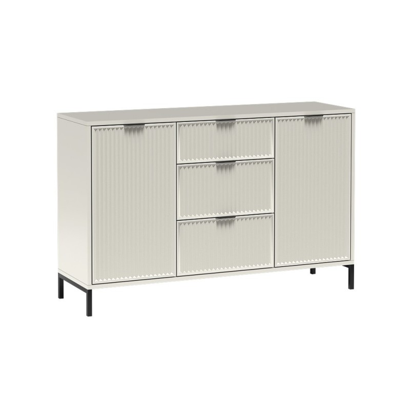 Velká komoda Linna s drážkovaným čelem