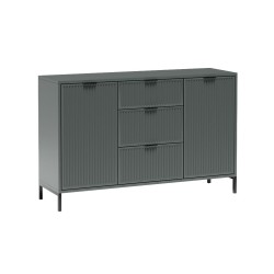 Velká komoda Linna s drážkovaným čelem