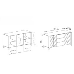 Komoda LUME - moderní komody a skříně | Lume collection