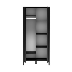 Úzká šatní skříň LUME 90 cm - moderní, funkční a stylová