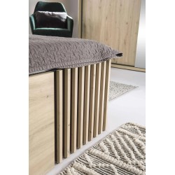 Moderní postel CAYA s úložným prostorem a rošty