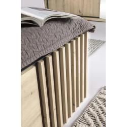 Moderní postel CAYA s úložným prostorem a rošty