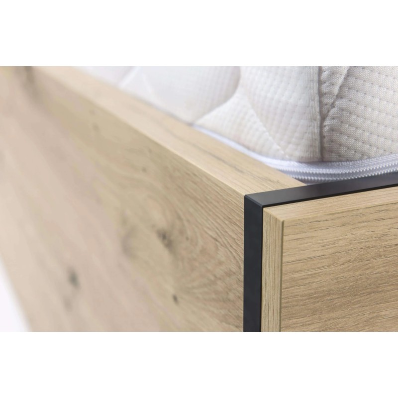 Moderní postel CAYA s úložným prostorem a rošty