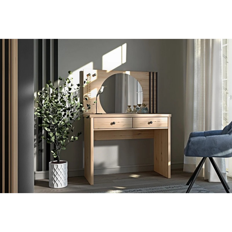 Toaletní stolek CAYA se zrcadlem - styl a funkčnost