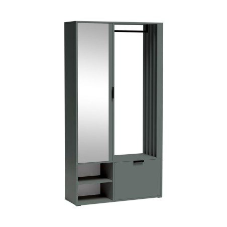 Šatní skříň se zrcadlem LIMO PLUS 100 cm - se sedákem nebo bez něj