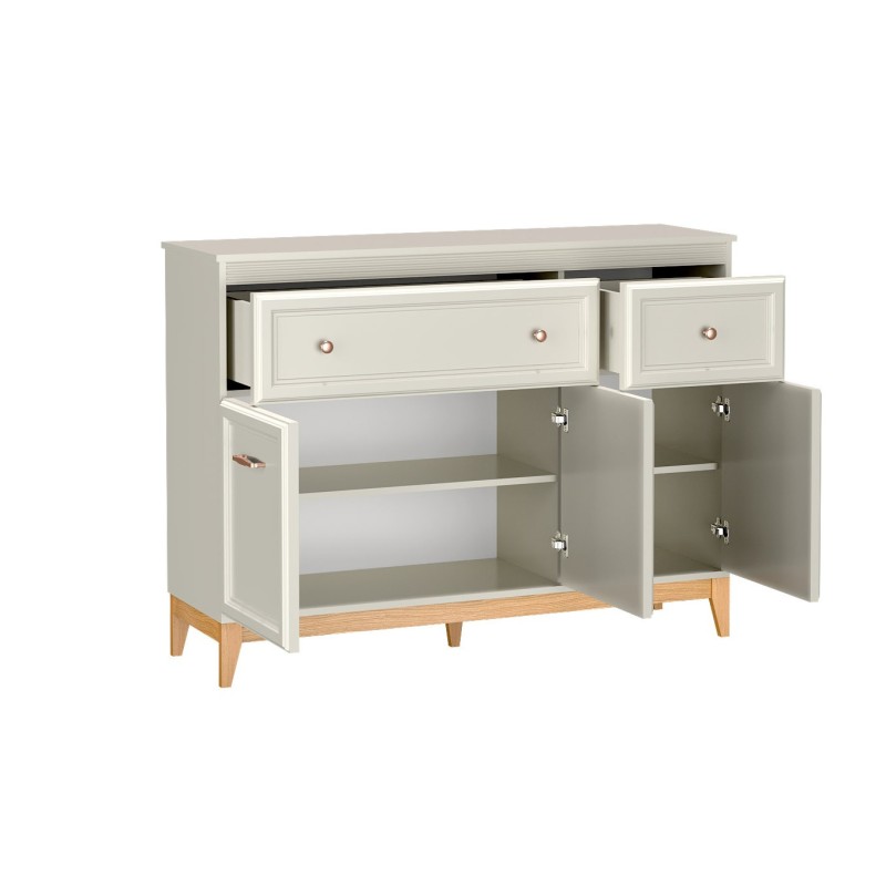 Komoda Charlott 135 cm - elegance a funkčnost