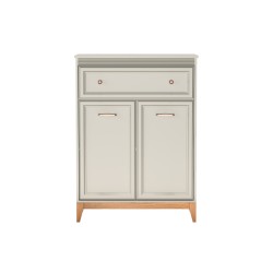 Komoda Charlott 92 cm - vysoká, se zásuvkou a dvířky