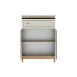 Komoda Charlott 92 cm - vysoká, se zásuvkou a dvířky