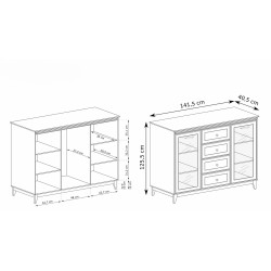 Zásuvková skříň Charlott - elegantní a praktická
