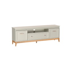 Charlott 179 cm RTV skříňka - Elegantní kašmírová/dřevěná TV skříňka