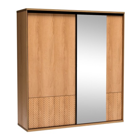 Moderní posuvná skříň se zrcadlem| Velká a funkční