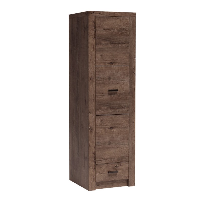 Jednodveřová šatní skříň POLIS - moderní a funkční