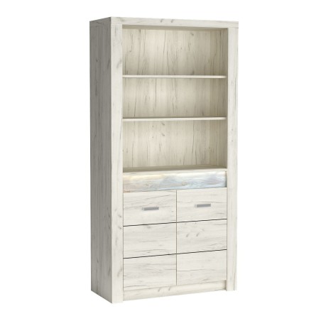 Knihovna POLIS - moderní knihovna s policemi a skříní