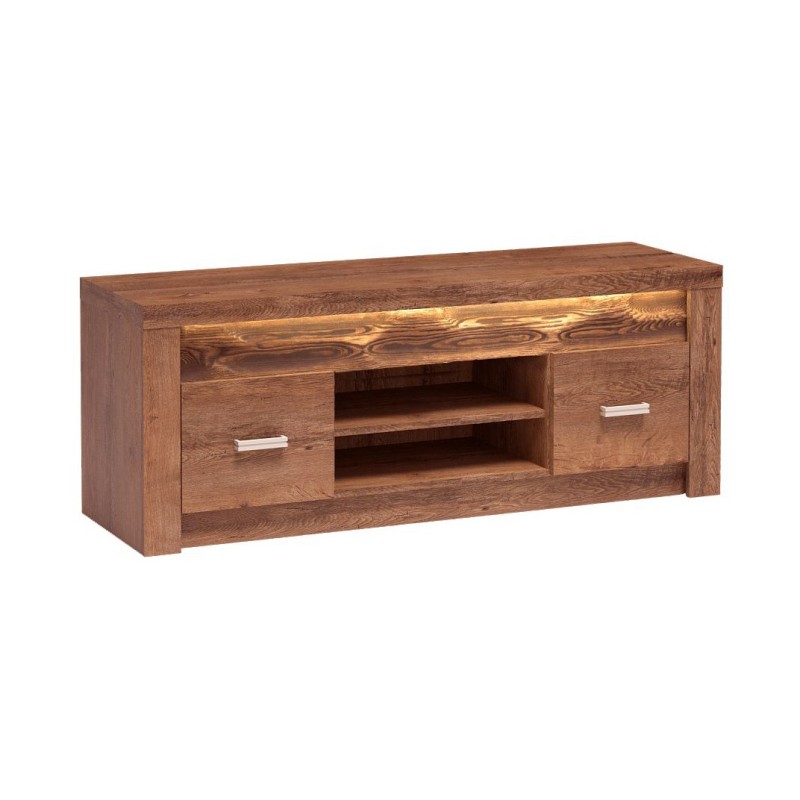 Moderní RTV skříňka POLIS - skříňka s LED osvětlením