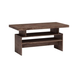 Lavice POLIS 120 × 60 cm - moderní konferenční stolek s policemi