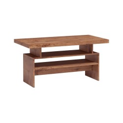 Lavice POLIS 120 × 60 cm - moderní konferenční stolek s policemi