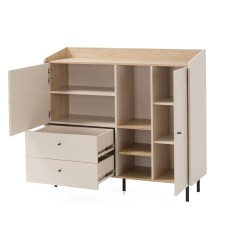 Komoda ALEX - moderní design, 2 barvy, velký objem