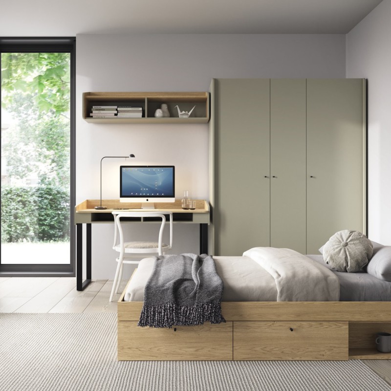 Komoda ALEX - moderní design, 2 barvy, velký objem